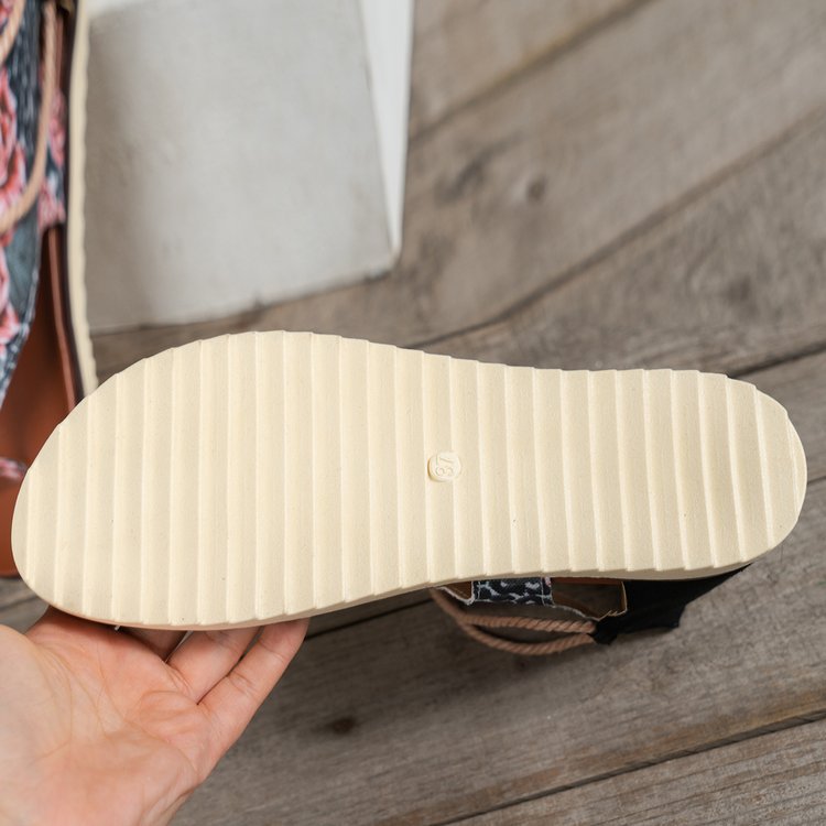 LD | Nieuw Gedrukt Terug Rits Strand Sandalen