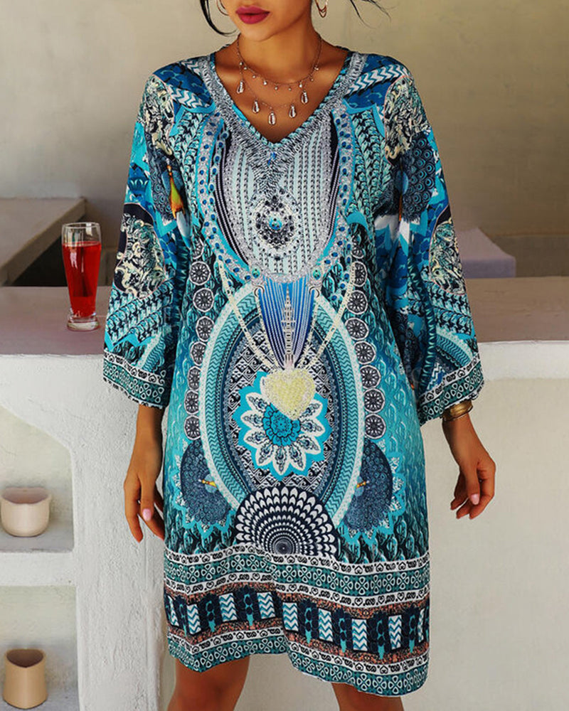 TS | Boho Loose Mini Dress