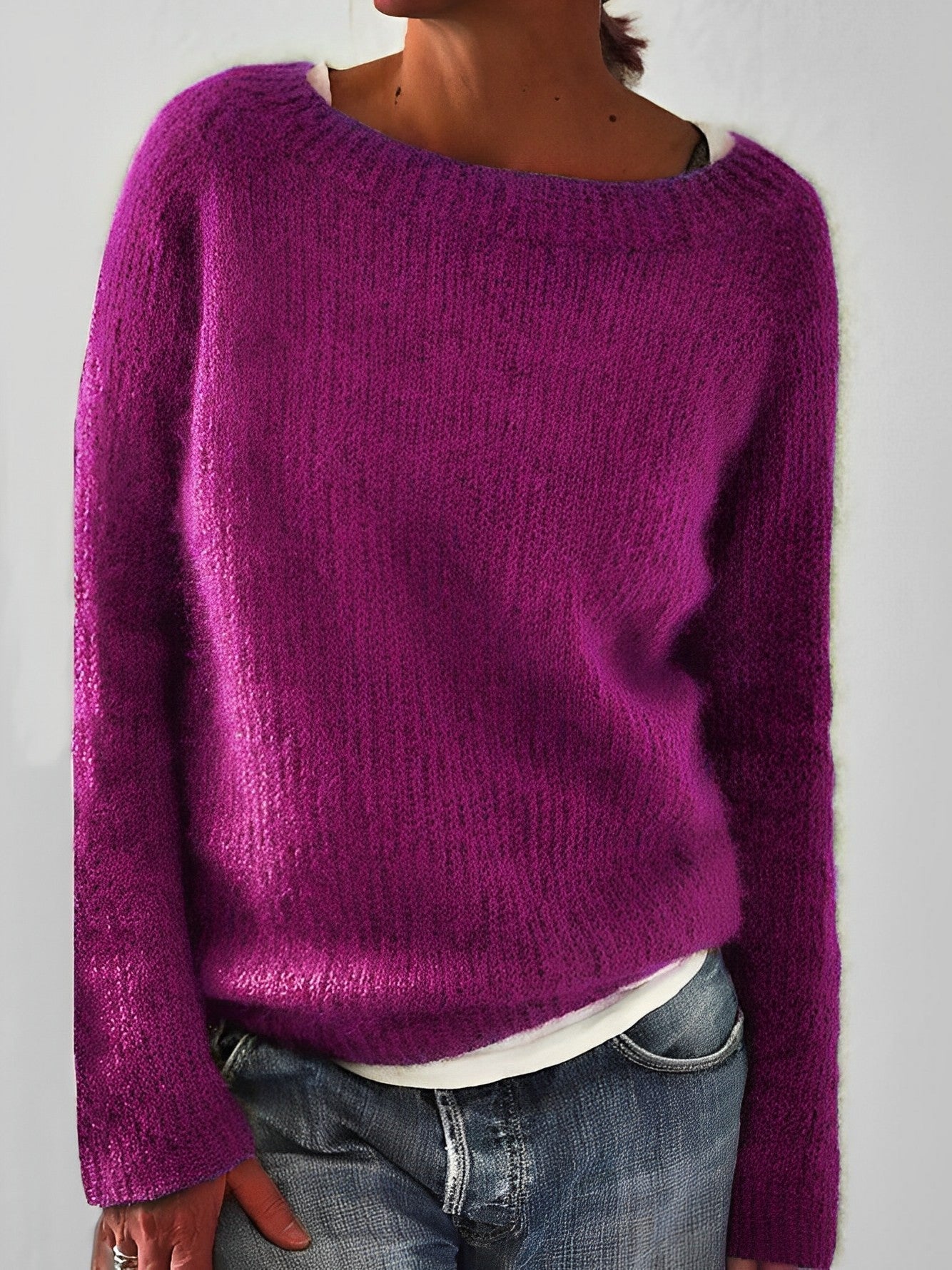 TS | Lightweight structured knit sweater