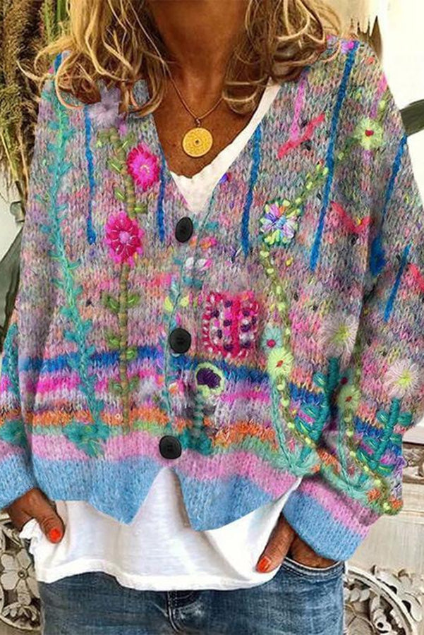 TS | Vintage boho cardigan