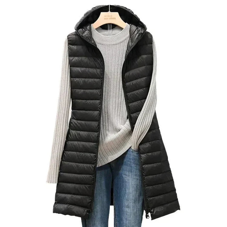 LD katoenen sweatshirt met capuchon voor dames