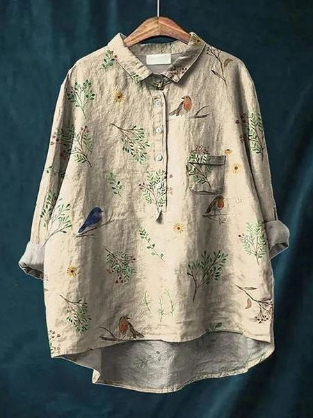 TS | Elegant and versatile floral blouse