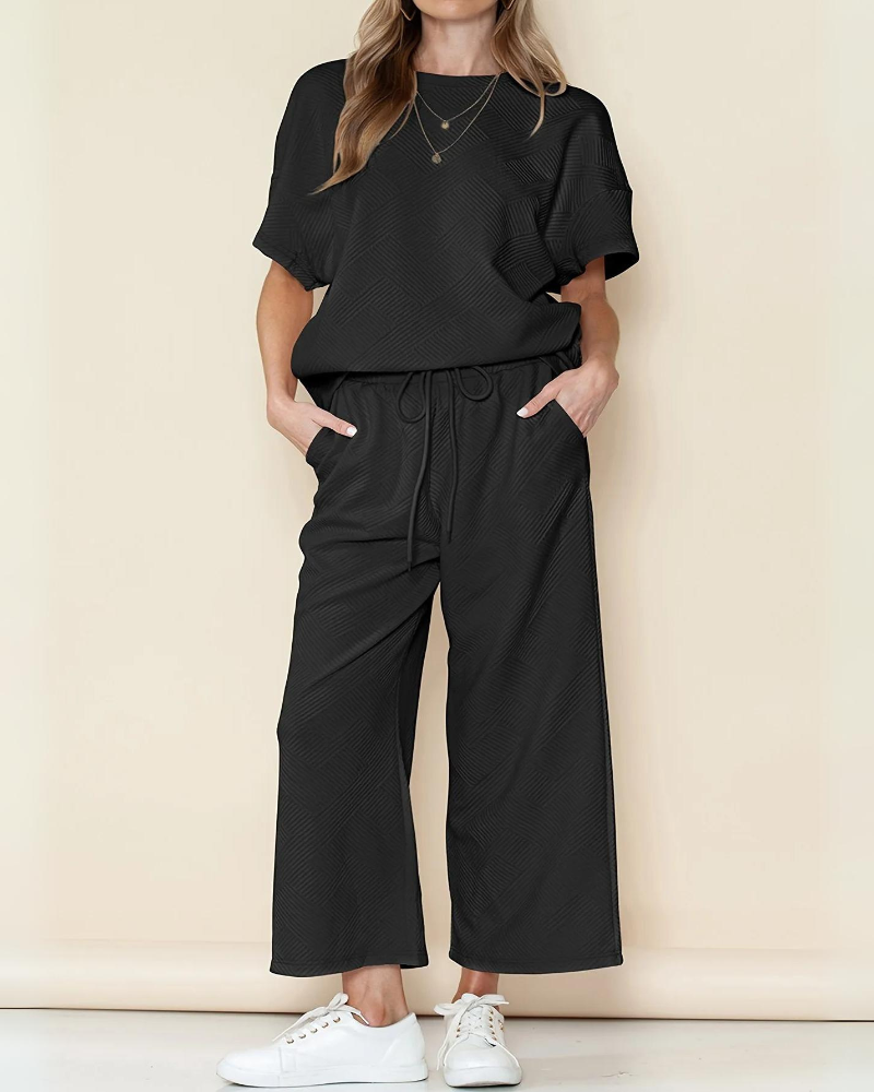 LD | Wijd shirt en wijde broek voor vrouwen