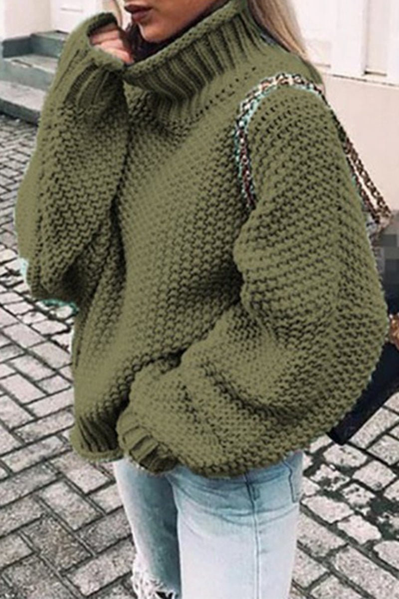 LD | Knusse oversized trui met schildpadhals