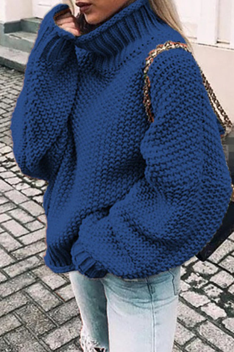 LD | Knusse oversized trui met schildpadhals
