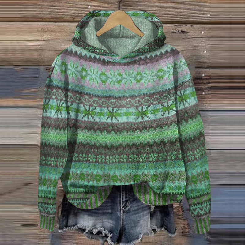 TS | Patterned hoodie
