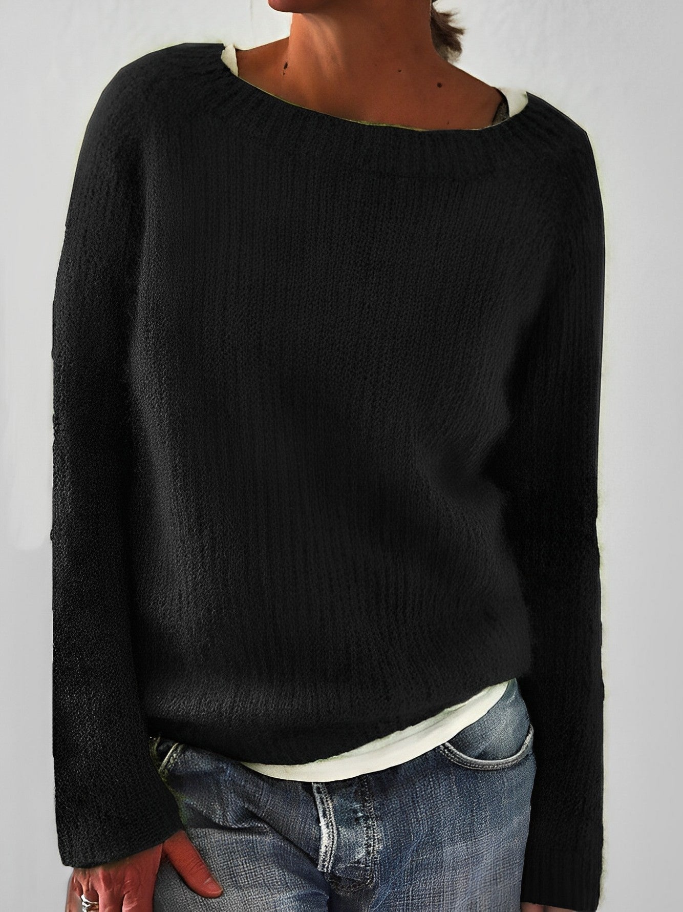 TS | Lightweight structured knit sweater