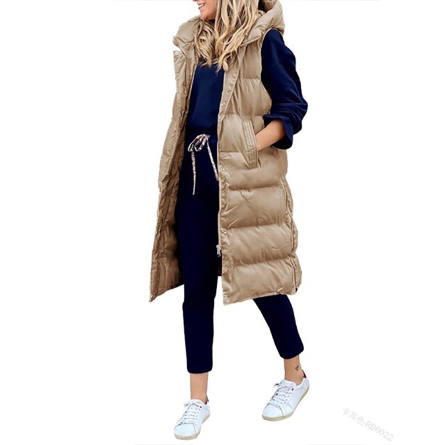 LD | Gewatteerd vest met capuchon Bodywarmer