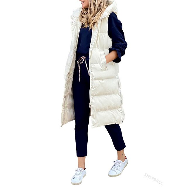 LD | Gewatteerd vest met capuchon Bodywarmer