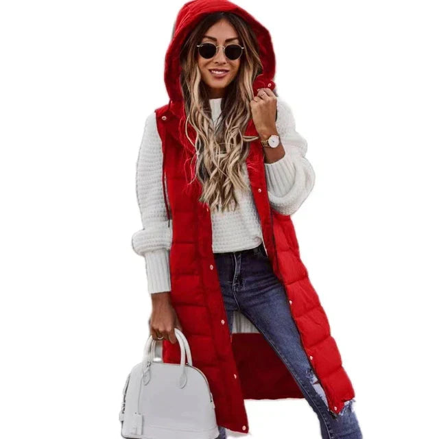 LD | Gewatteerd vest met capuchon Bodywarmer