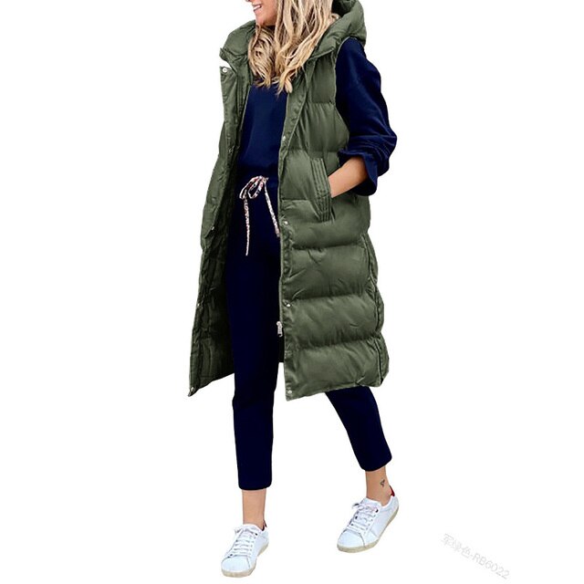 LD | Gewatteerd vest met capuchon Bodywarmer