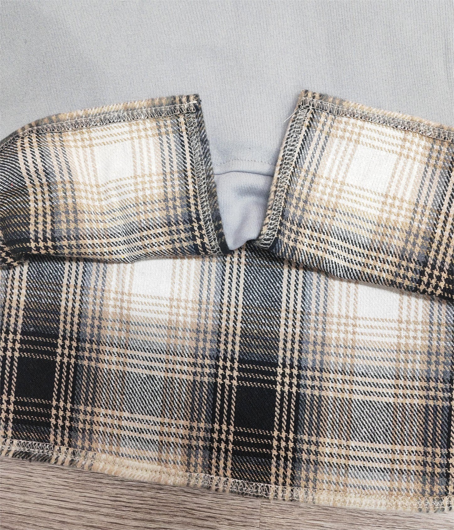LD | Comfortabel patchwork sweatshirt met lange mouwen