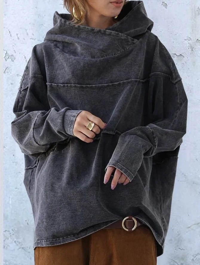 TS | Fashionable loose cotton hoodie