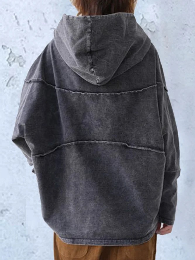 TS | Fashionable loose cotton hoodie