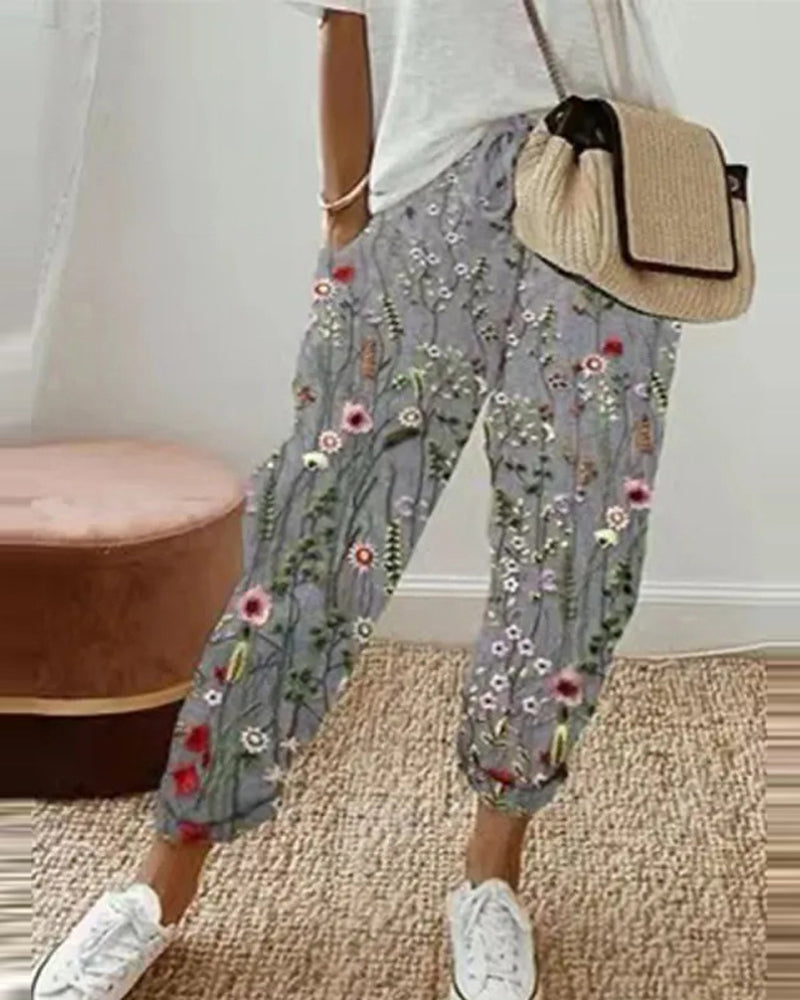 TS | Rolled-up string trousers