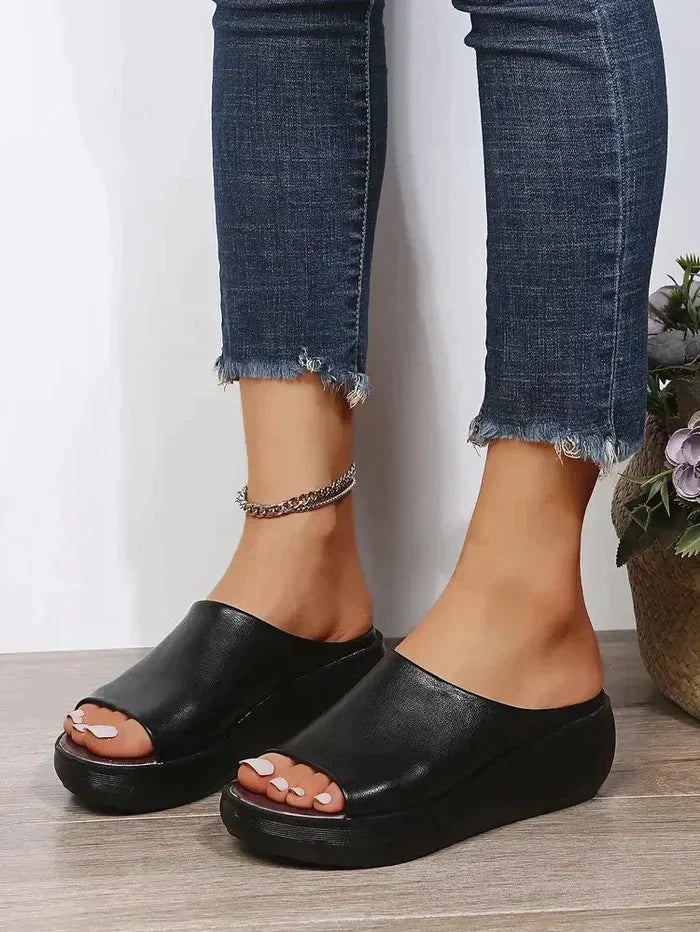 LD | Vrouwen Platform Open Teen Sandalen