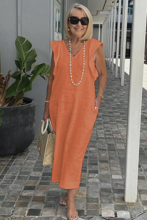 TS | Elegant dress with gathered sleeves