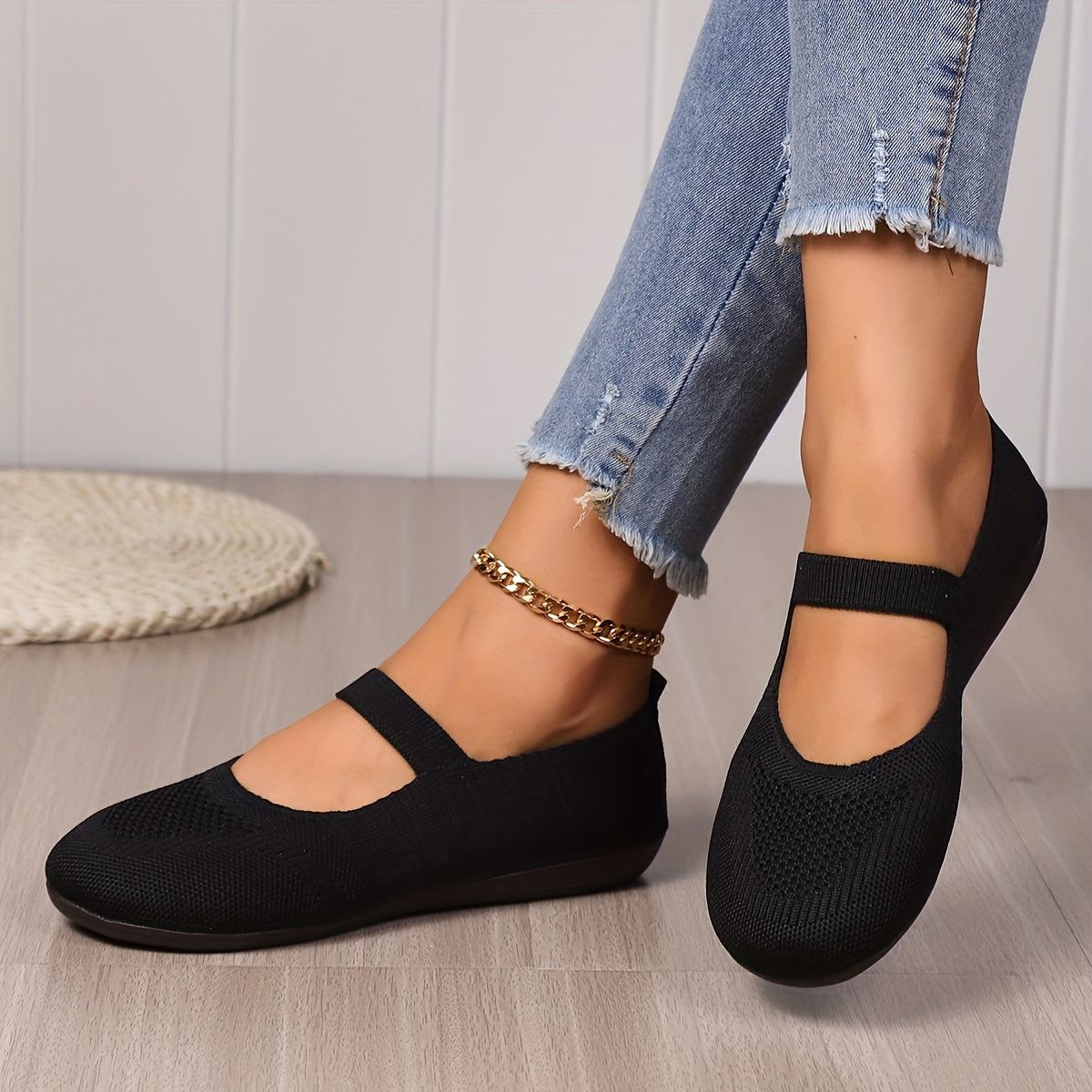 TS | Elegant knitted flats