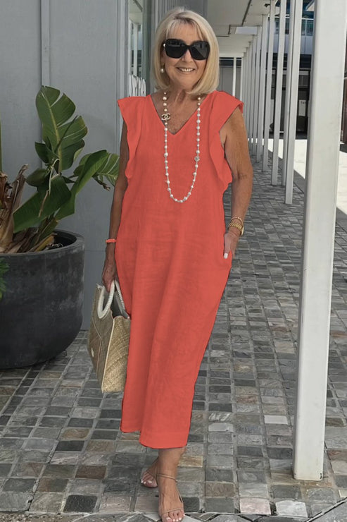 TS | Elegant dress with gathered sleeves
