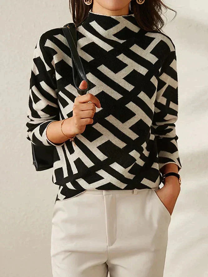 LD | Elegante en stijlvolle trui met print