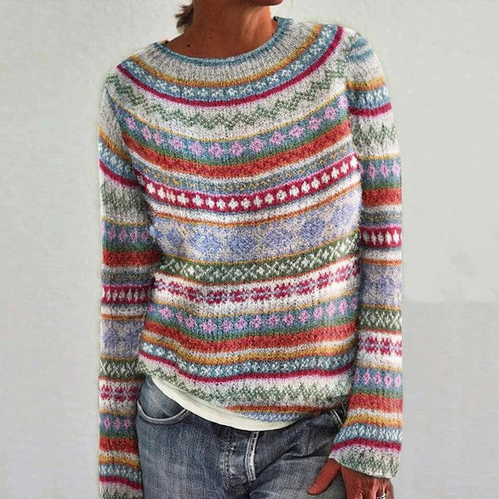 TS | Cozy Nordic fair isle sweater