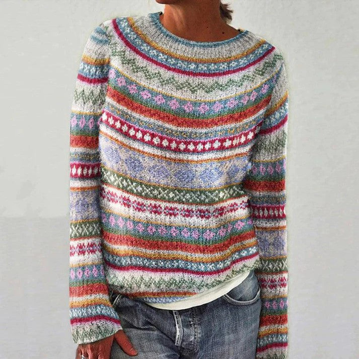 TS | Cozy Nordic fair isle sweater