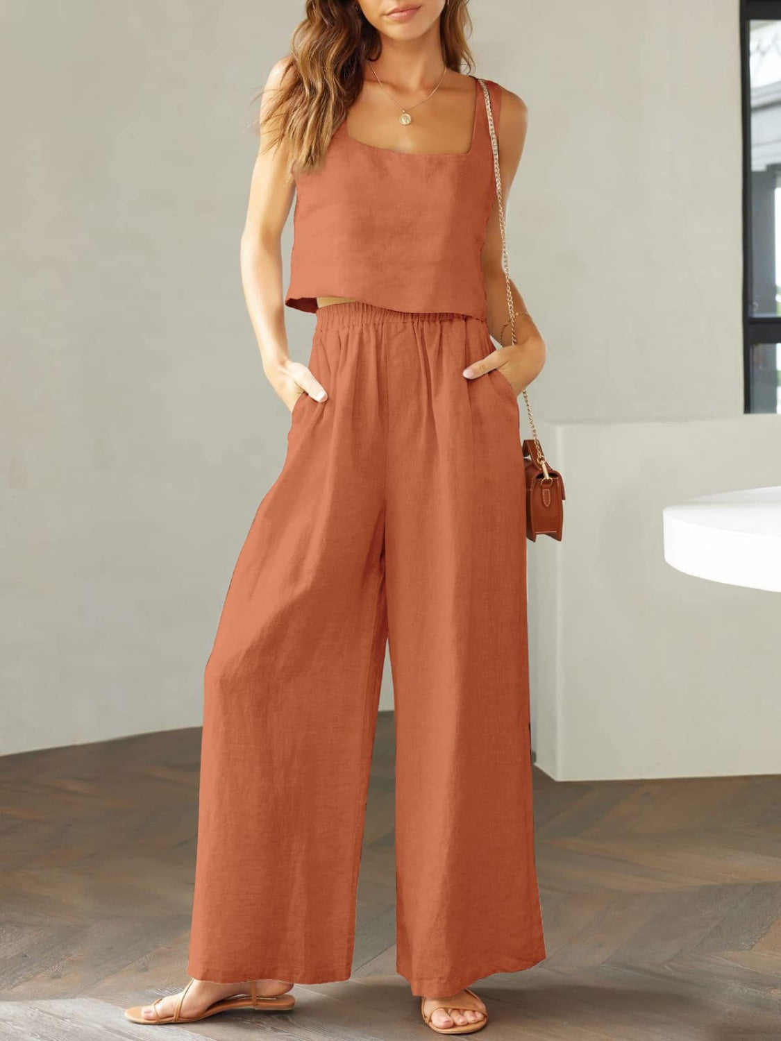 TS | Wide pantsuits
