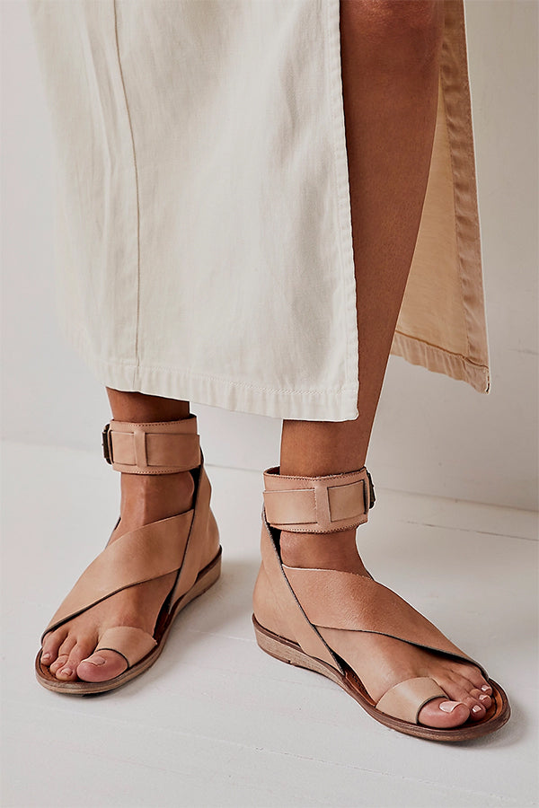 LD | Teenring Gesp plaat sandalen