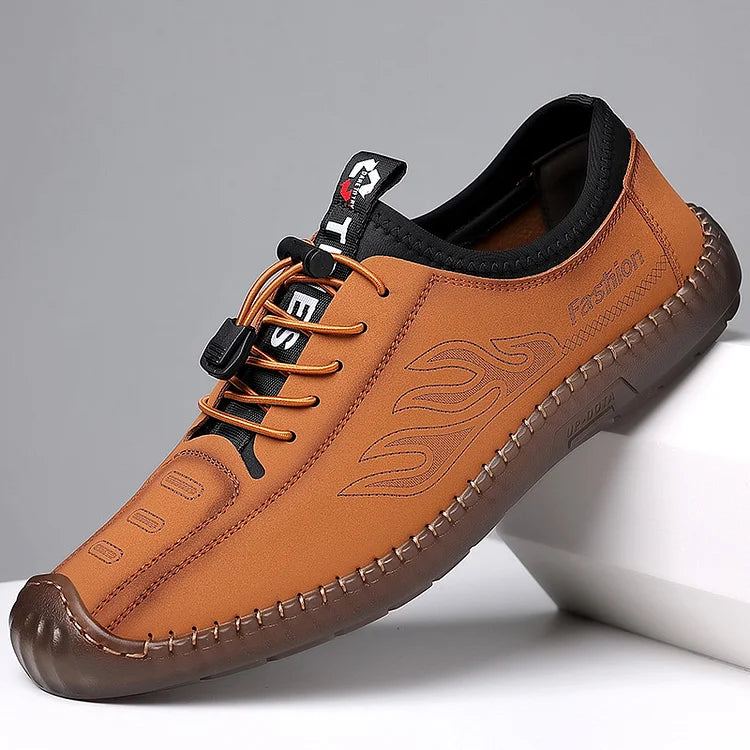 LD | Heren sandalen Zomer zacht leer ademend schoenen