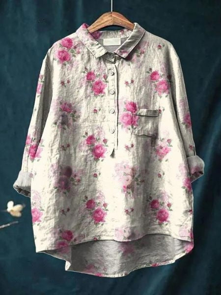 TS | Elegant and versatile floral blouse
