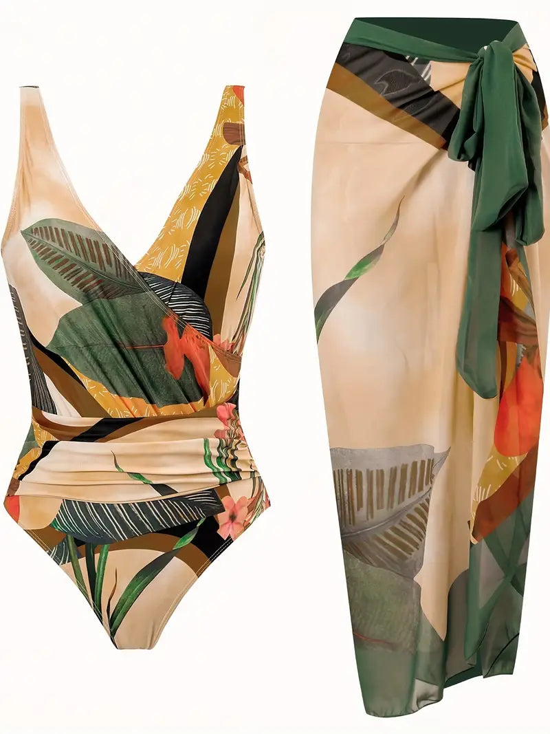 LD | Sexy badmode met tropisch patroon