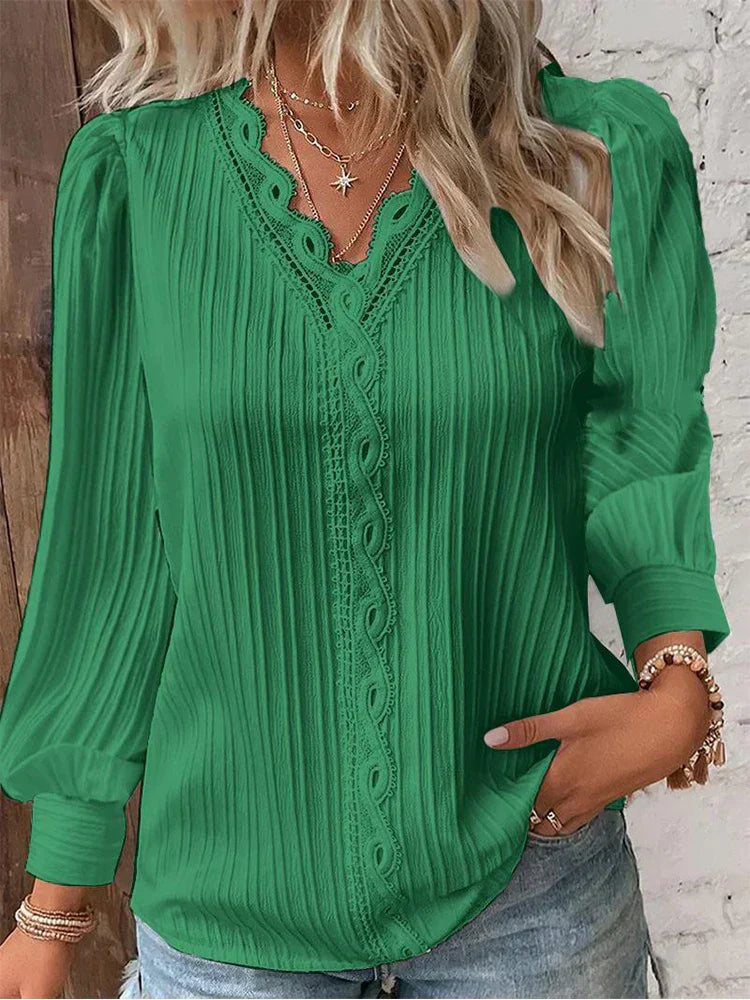 TS | Light blouse with lace details