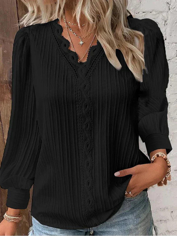 TS | Light blouse with lace details