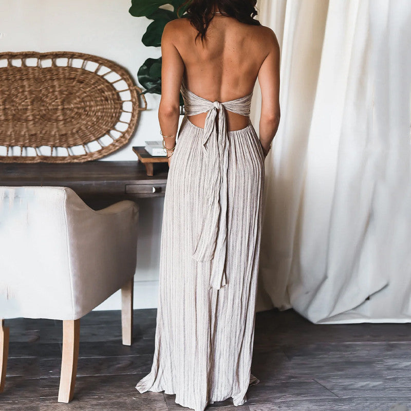 TS | Elegant halterneck dress
