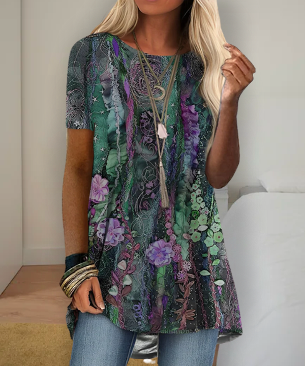 TS | Boho-inspired printed shirt