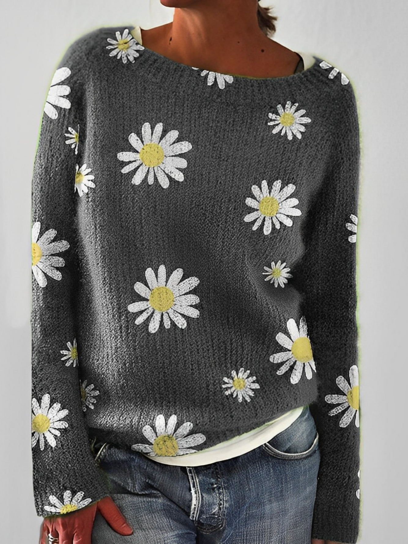 TS | Lightweight structured knit sweater