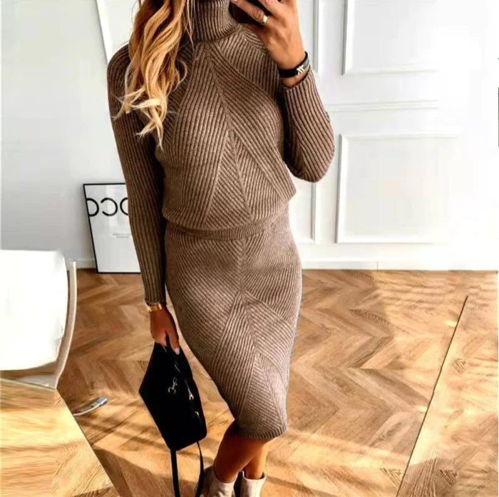 LM | Comfortable knitted dress sweater
