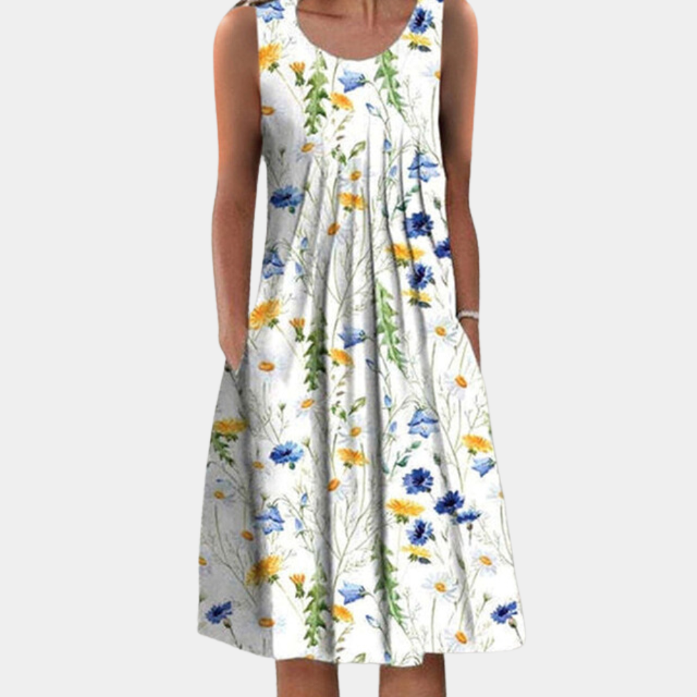 LM | Casual women's midi dress