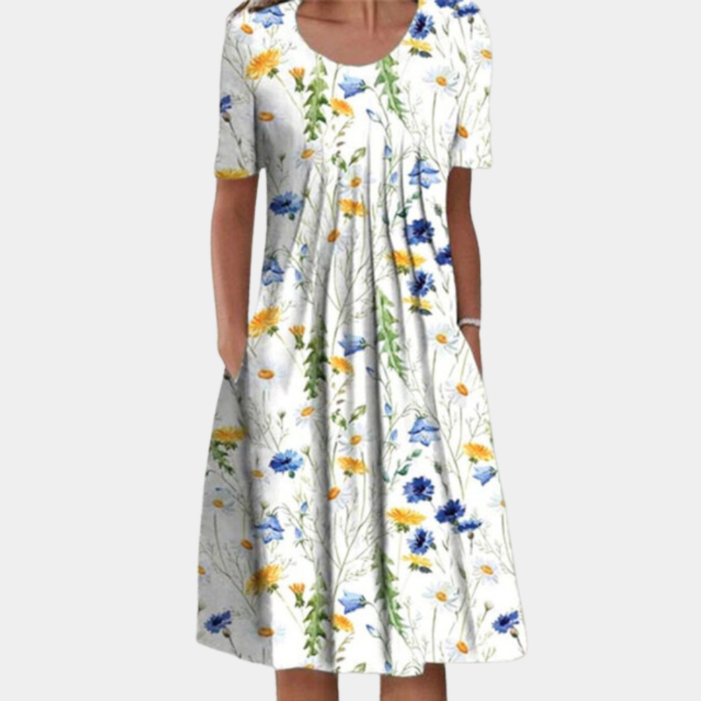 LM | Casual women's midi dress
