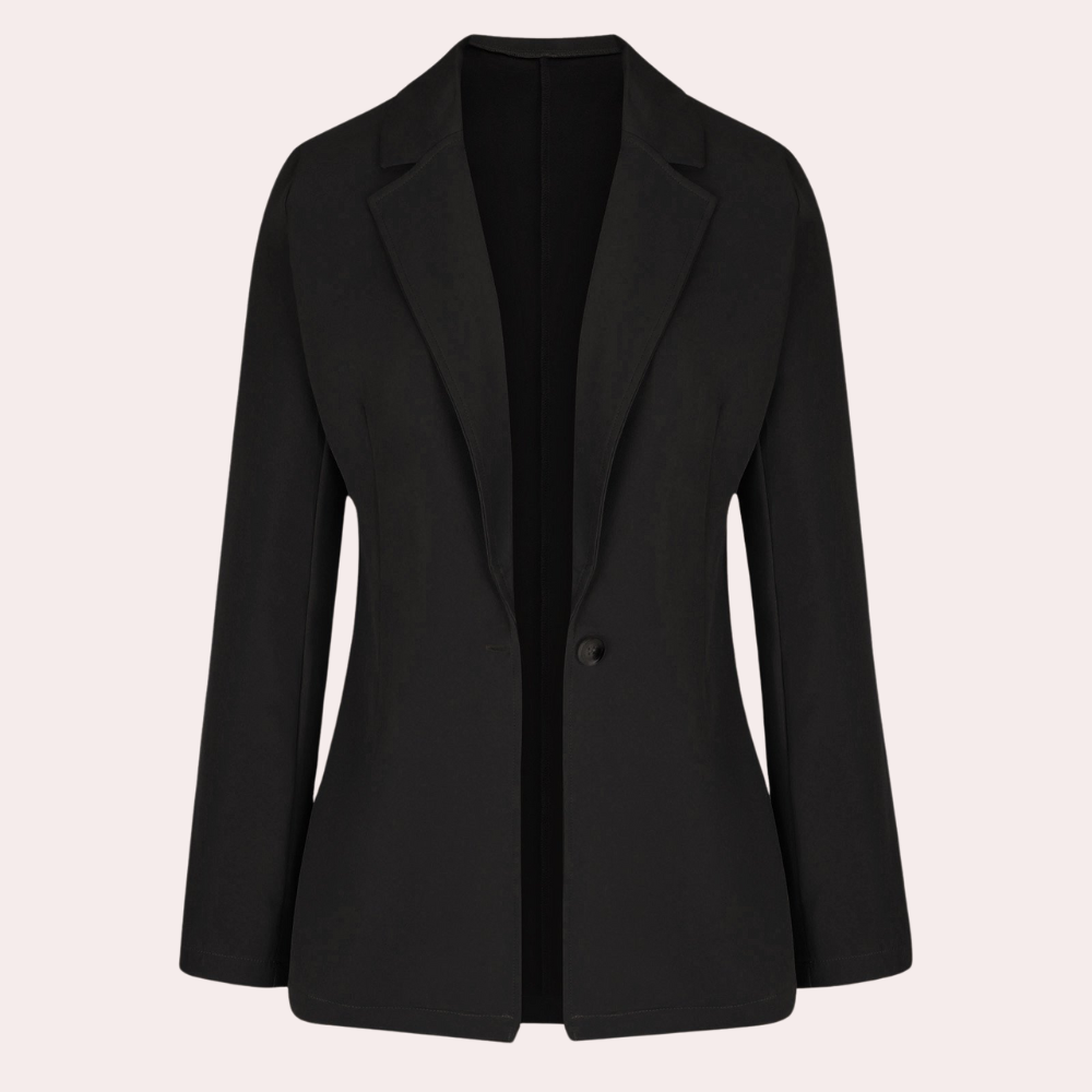 LD | Minimalistische effen blazer voor dames
