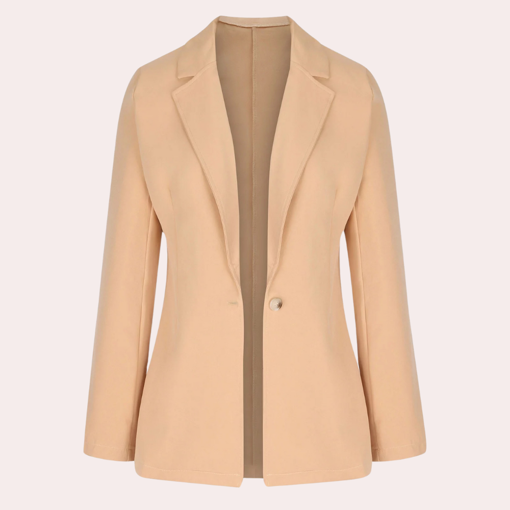 LD | Minimalistische effen blazer voor dames