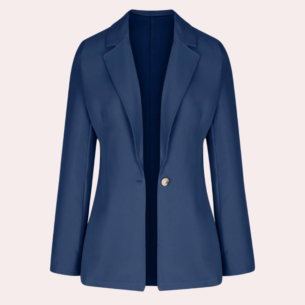 LD | Minimalistische effen blazer voor dames
