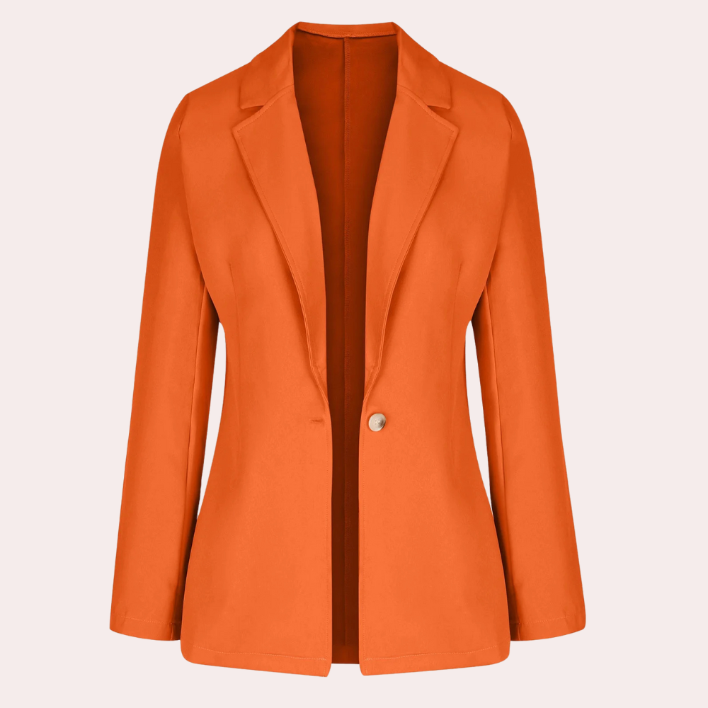 LD | Minimalistische effen blazer voor dames