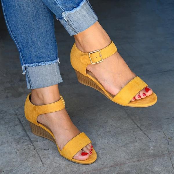 LD | Vrouwen Casual Lage Hak Sandalen