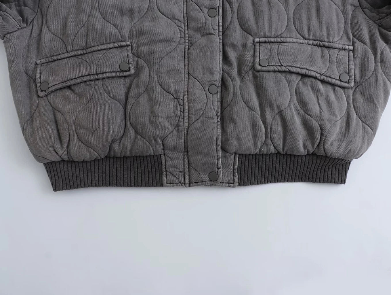 TS | Quilted bomber jacket