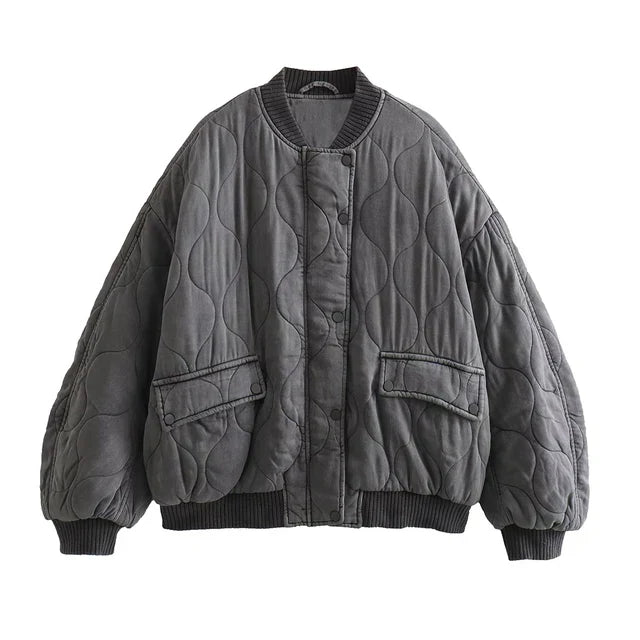 TS | Quilted bomber jacket