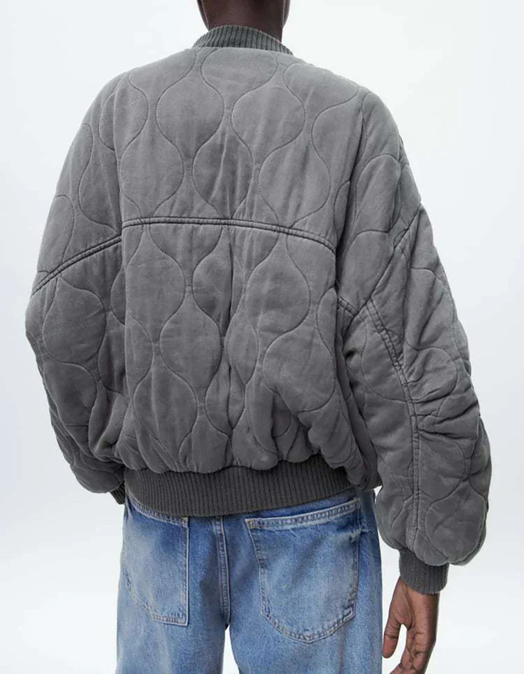 TS | Quilted bomber jacket