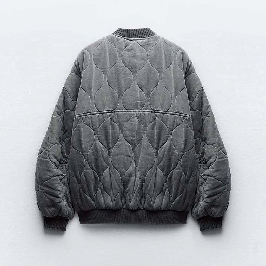 TS | Quilted bomber jacket