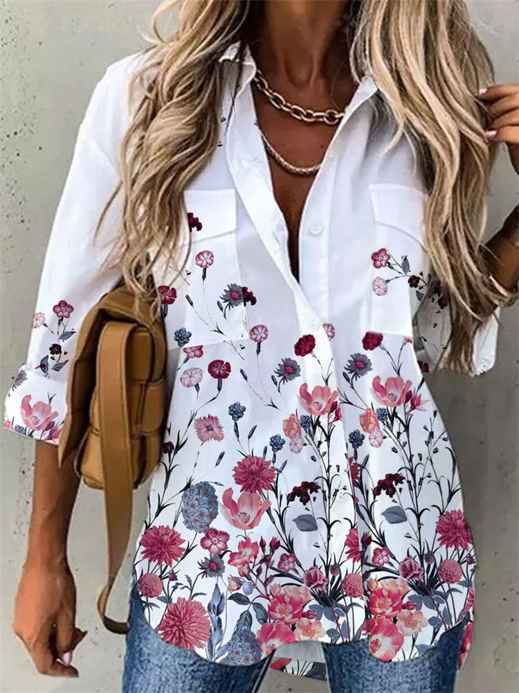 TS | Pretty blouse with butterfly print