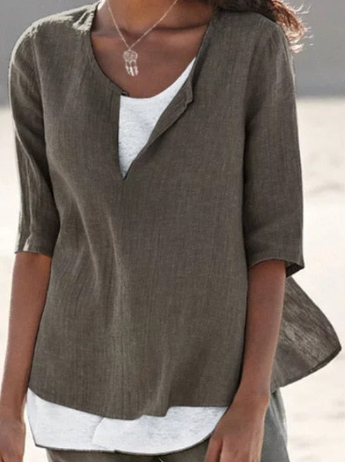 TS | VeeTee���: V-neck shirt for women